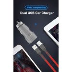 Wholesale Dual Port 3.1A USB Car Charger Adapter Compatible with Power Station (Rose Gold)